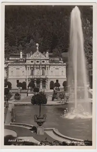 (11288) Foto AK Schloss Linderhof 1937