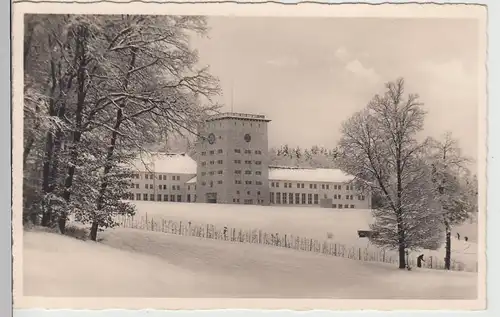 (112614) Foto AK Reichsfinanzschule Herrsching am Ammersee, Winter, 1936-45