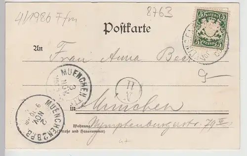 (112608) AK Klingenberg am Main, Ort, Kirche 1900