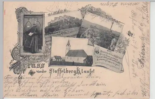 (112604) AK Gruß von der Staffelbergklause 1903