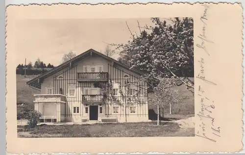 (112567) Foto AK Krottenmühl, Pension, Bahnpost Berchtesgaden München 1935