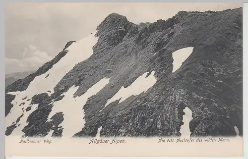 (112349) AK Heilbronner Weg, Wilder Mann, östlicher Ausläufer, um 1904
