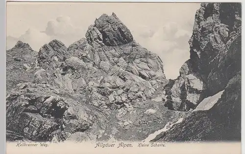 (112348) AK Heilbronner Weg, Kleine Steinscharte, um 1904