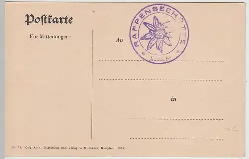 (112347) AK Heilbronner Weg, Wildes Männle, um 1905