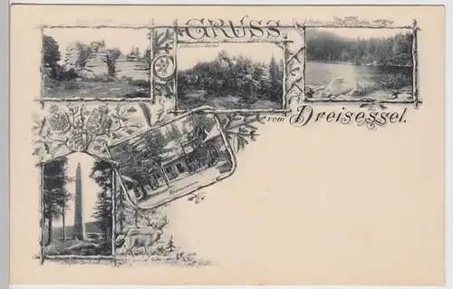 (112031) AK Gruss vom Dreisessel, Mehrbild 1916