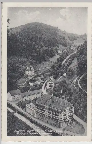 (111966) AK Berneck i. Fichtelgebirge, Bubes Hotel-Anlagen 1929