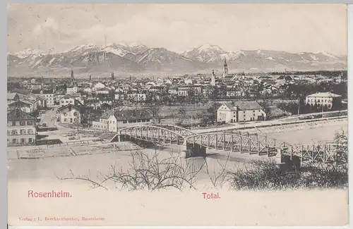 (111839) AK Rosenheim, Panorama 1906