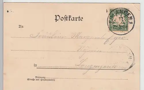 (111501) AK Erlangen, Burgberg, um 1900