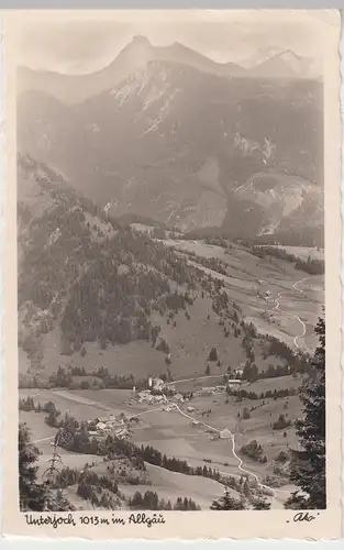 (111407) Foto AK Unterjoch im Allgäu, 1950