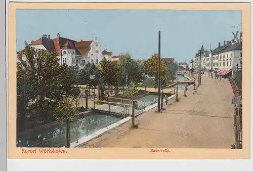 (111241) AK Bad Wörishofen, Badstraße 1915