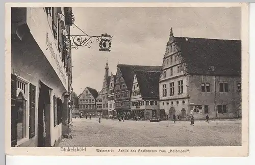 (110600) AK Dinkelsbühl, Weinmarkt, vor 1945