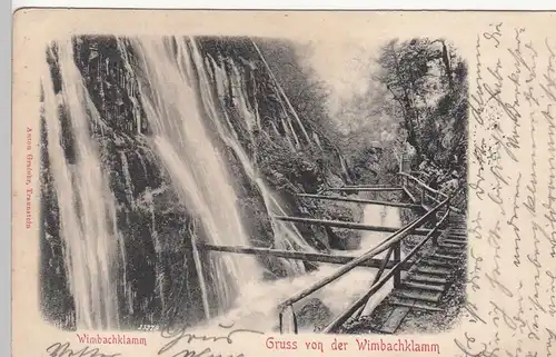 (110503) AK Wimbachklamm, 1901