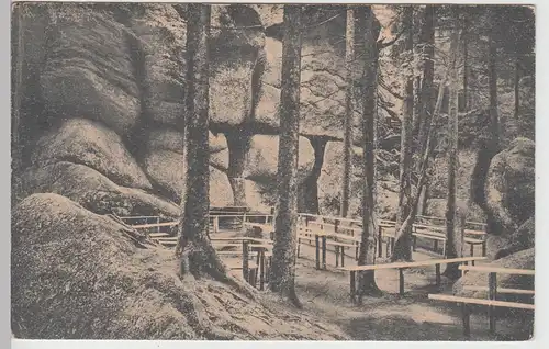 (110230) AK Weißmain-Felsen im Fichtelgebirge vor 1945