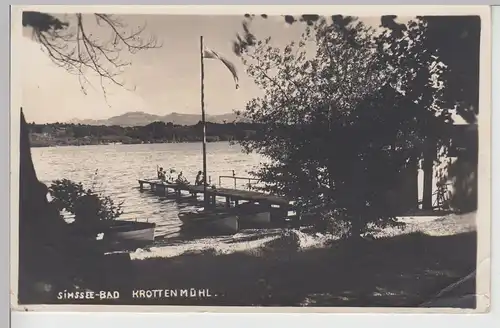 (109947) Foto AK Simssee, Bad, Krottenmühl 1928-34