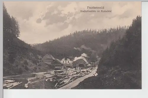 (109866) AK Frankenwald, Bischofsmühle im Rodachtal, um 1927