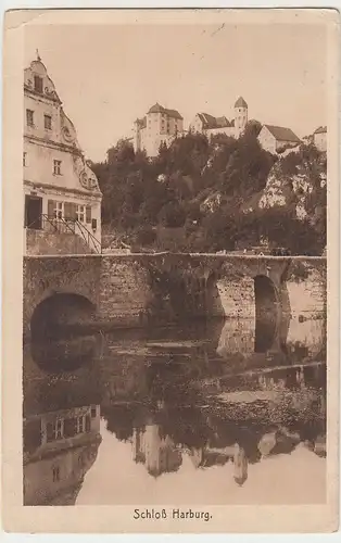 (109013) AK Burg Harburg, Schwaben, vor 1945