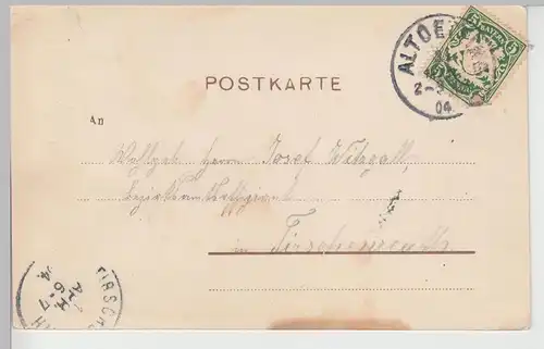 (108892) AK Altötting, Gnadenkapelle, Inneres 1904