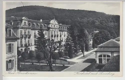 (108757) AK Bad Brückenau, Kurhotel, Sinnberg, um 1936