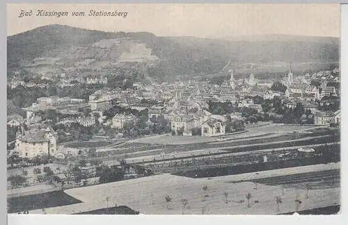 (108281) AK Bad Kissingen, Blick vom Stationsberg 1905