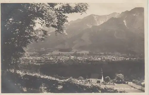 (107770) Foto AK Bad Reichenhall, Panorama, Lattengebirge, Karte vor 1945, gelau