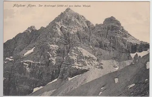 (107485) AK Allgäuer Alpen, Hochvogel vom Kalten Winkel, 1905