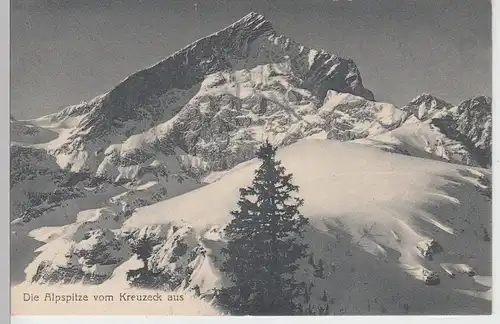 (107478) AK Alpspitze vom Kreuzeck aus, 1916