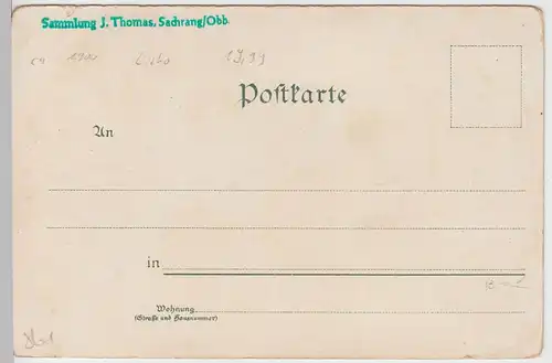 (107451) AK Gruss aus Bad Aibling, Totale, Marktplatz u. Tracht, Litho vor 1905