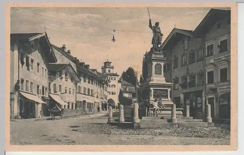 (107441) AK Bad Tölz, Kriegerdenkmal, vor 1945