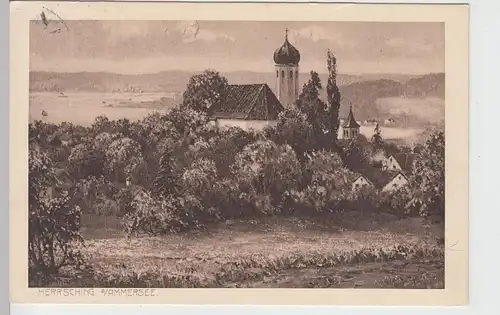 (107367) Künstler AK Herrsching am Ammersee, 1912