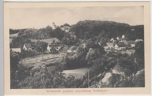 (107358) AK Wildenroth, Totale, vor 1945