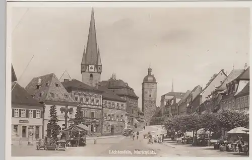 (107332) Foto AK Lichtenfels, Marktplatz 1933