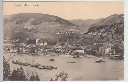 (107317) AK Obernzell, Partie an der Donau, 1925