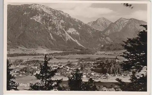 (107249) Foto AK Ruhpolding, Gesamtansicht, vor 1945