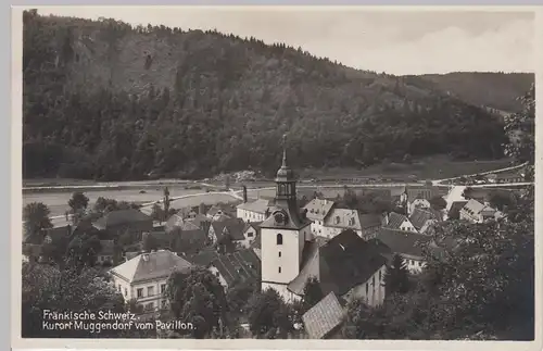 (107211) AK Muggendorf, Ansicht vom Pavillon 1929