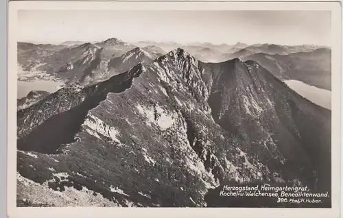 (107189) Foto AK Herzogstand, Heimgartengrat, Benediktenwand, vor 1945