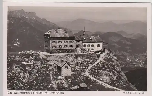 (107174) Foto AK Watzmann, Watzmannhaus, Untersberg