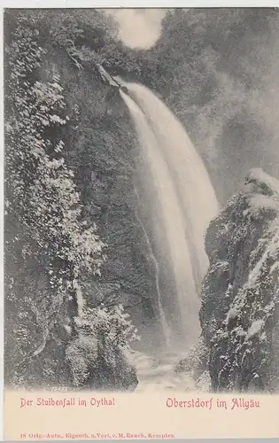 (106992) AK Stuibenfall im Oytal, Oberstdorf, bis 1905