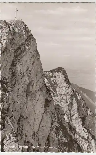 (106978) Foto AK Benediktenwand, Nordwand, nach 1945