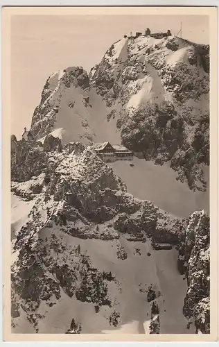 (106974) Foto AK Wendelstein, Hotel, Observatorium 1953