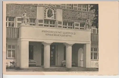 (105885) AK Scheidegg, Prinzregent Luitpold-Kinderheilstätte, 1918