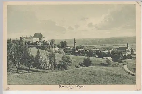 (105879) AK Tittmoning, Panorama, 1931