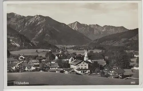 (105862) Foto AK Fischbachau, Totale, 1939