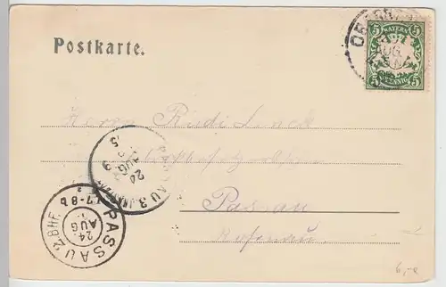 (105850) AK Christlessee bei Oberstdorf, 1905