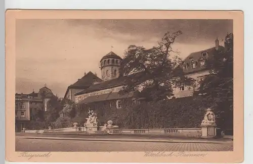 (105608) AK Bayreuth, Wittelsbach-Brunnen, vor 1945