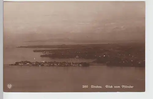 (105598) Foto AK Lindau im Bodensee, Blick vom Pfänder, 1920er