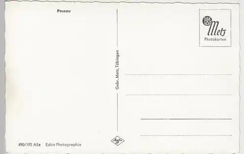 (104409) Foto AK Passau, nach 1945