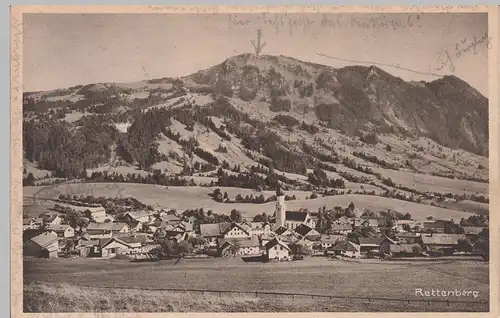 (104332) AK Rettenberg m. Grünten, 1924