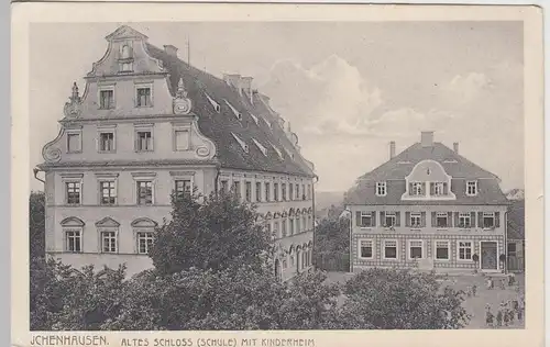 (103271) AK Ichenhausen, Altes Schloss mit Kinderheim, 1916