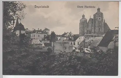 (103233) AK Ingolstadt, Obere Pfarrkirche, 1910