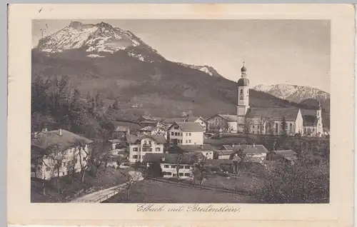 (101507) AK Elbach (Fischbachau), Ansicht mit Breitenstein 1933